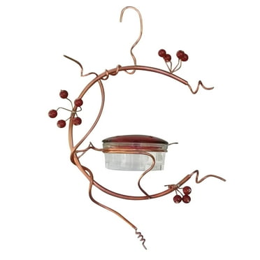 Clearance! Furenl Hummingbird Feeders for Outdoors Hanging Courtyard Bird Feeder, Red Berries Hummingbird Feeder, Bird Feedersclearance Sale, 1Pc Bird Feeder