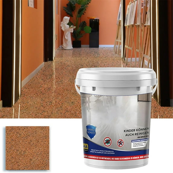 Clearance Furniture Protection under $15,High Gloss Effect Epoxy Floor Coating Non Long Lasting Epoxy Floor Paint Like Finish Suit For Multiple 1000ml