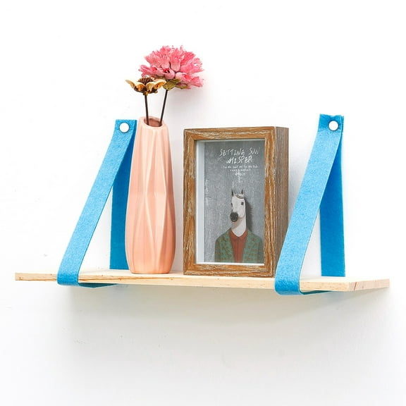 Clearance Furniture Protection under $5,Wall Shelf Decorative Rustic Lanyard Wall Floating Shelves Wood Wall Hanging Shelf For Home Living Room Kitchen