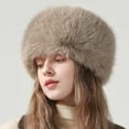 Clearance Fuzzy Bucket Hat Warm Winter Hat Fluffy Furry Plush Faux Hats