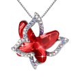 Clearance! Fwohh Necklace for Women Sterling Lady Necklace Crystal