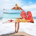 thumbnail image 1 of Fwttom Microfiber Beach Towel, Colorful Fast Drying Sand Free Beach Towels Oversized, Super Lightweight Bath Towels for Swimming Pool, Camping Essentials and Beach Essentials, 1 of 6
