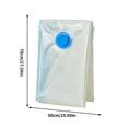 thumbnail image 1 of Fwttom Vacuum Seal Bags for Clothing, Space Saver Vacuum Storage Bags (Jumbo/Large/Medium/Small) Compression for Comforters and Blankets, Sealer Clothes Storage, Hand Pump Included, 1 of 5