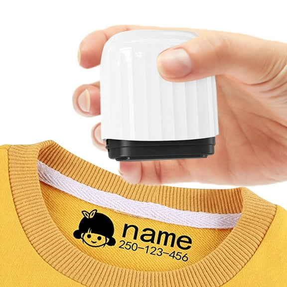 Clearance GLLCBF Office&Craft&Stationery Name For Clothing Name Personalized For Kids Cloths Fabric Stamper For Clothes