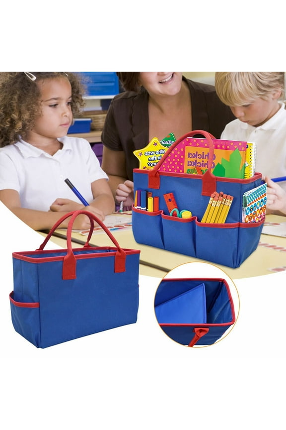 Clearance GLLCBF Office&Craft&Stationery Portable Large Capacity Tote Bag Student School Bag Teacher Stationery Storage Bag Portable Shopping Bag