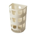 thumbnail image 1 of Clearance! GUIGUI Rack Wall Mounted Garbage Bags Tray Storage Box Multipurpose Plastic Bags Holder Rack Kitchen Tableware Sundries Organizer (Khaki), 1 of 3