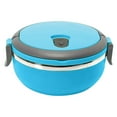 Clearance! GUIGUI Storage Stainless Steel Round 1 Layer Insulated Food