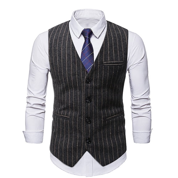 GaThRRgYP Long Sleeves Outwear for Men under $10,Men's Single-Breasted Vest Gilet Fit Breathable Business Casual Streetwear Jacket