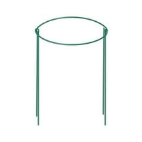 Hvmvliv Garden Plant Support Stakes 2Pcs Plant Stakes, Plant Support, Garden Stakes, Semi-Circular Flower Cages and Supports, Plant Supports for Outdoor Plants Green