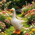 thumbnail image 1 of Clearance Garden Statues,Duck Garden Decor Durable Resin, Hand-Painted Animal Sculpture Indoor Outdoor, Patio Lawn Yard Art Ornaments, Birthday Housewarming Gift for Women Mom Grandma Friends, 1 of 9