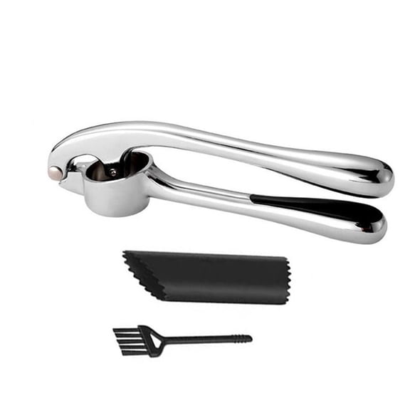 Clearance! Garlic Press Crusher Squeezer Presser Alloy Ginger Crusher For Kitchen Tools Gadgets For Kitchen Tools Gadgets Garlic Masher Walnut Clip Pitter