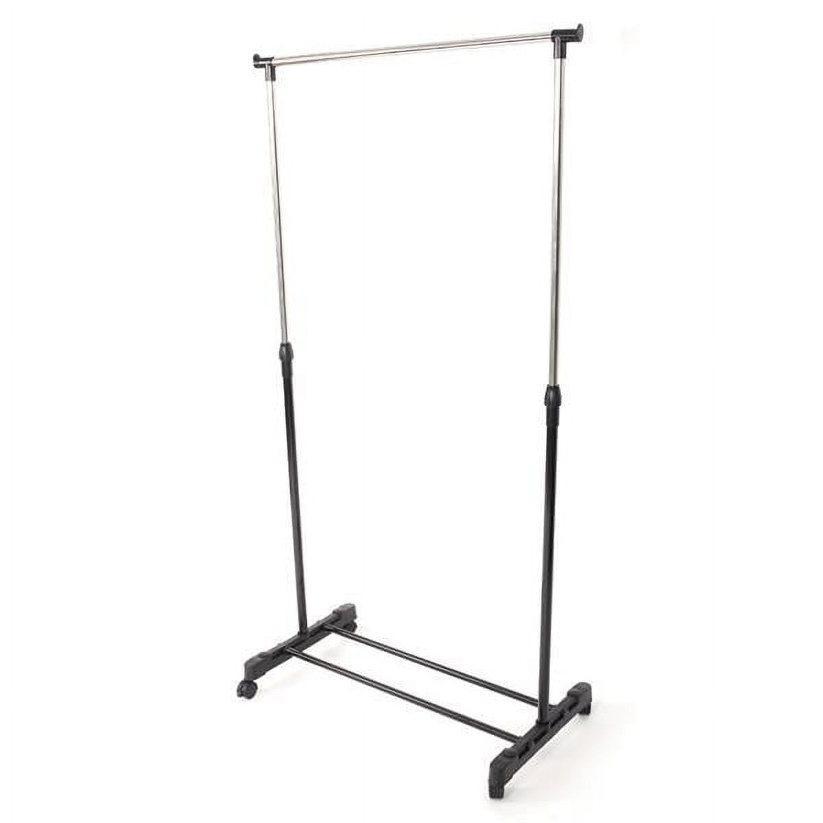 Clearance! Garment Rack with Shelves, Metal Cloth Hanger Rack Stand