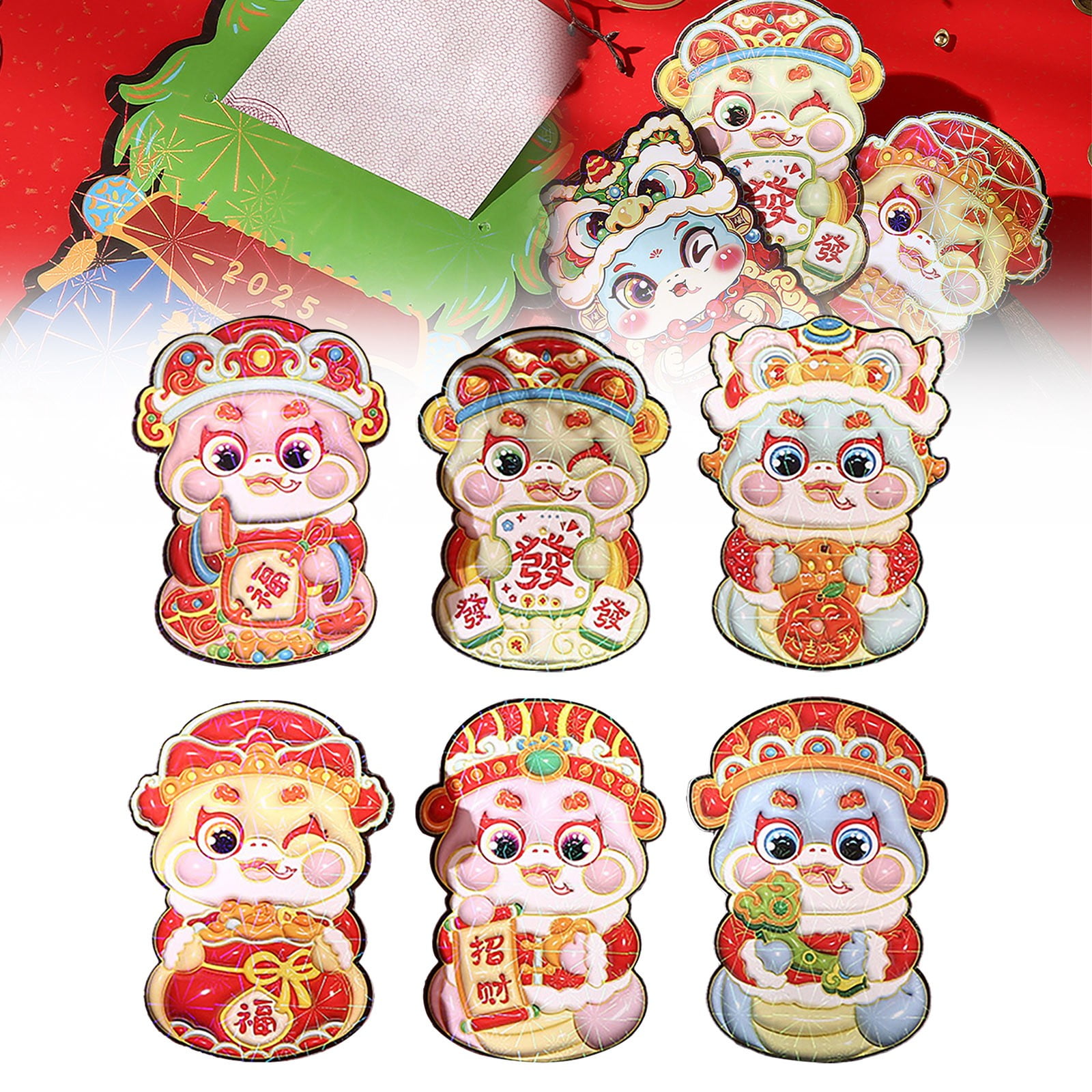 Clearance！ Gbayxj 6pcs Red Envelopes Chinese New Year Envelopes for