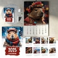 Clearance！ Gbayxj Printable Calendar 2025 Journey of the Capybara