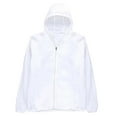 Clearance!Gephdiin Zip Up Hoodie Male Solid Color Hooded Sun Clothing