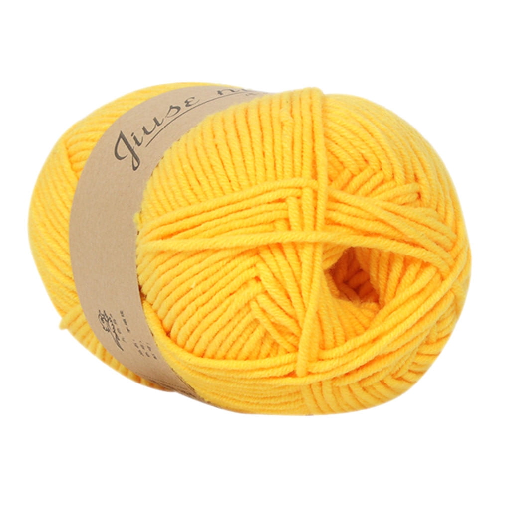 Clearance! Gheawn Diy Knitting Wool Group Cotton Wool 5 Strands of Milk ...