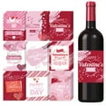 Clearance! Gift Box 36 Valentine'S Day Wine Bottle Label Stickers