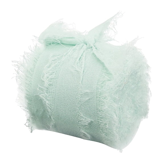 Clearance Gift Wrapping Paper under $1,Yards Giving Handmade Fringe Chiffon Ribbon Like Ribbons Edges Ribbon Rustic Wrapping Ribbon For Wedding Invitations Bouquets Wrapping Decorations