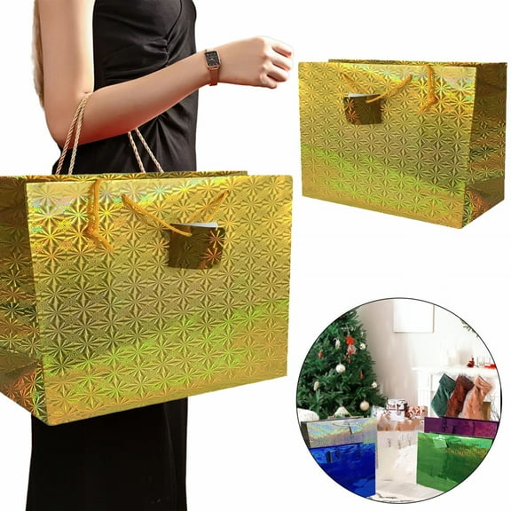 Clearance Gift Wrapping Paper under $5,Horizontal Super Wide Gift These Everyday Pattern Gift Bags Come Handy For All Occasions Stock Up Birthday Gift Wedding Thank You Bag