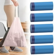 Clearance!Giyblacko Drawstring Small Trash Bags 4 Gallon Garbage Bags Wastebasket Liners Kitchen Compostable Bags 75 Count Plastic Trash Bags Unscented Small Bag For Bathroom Living Bedroom