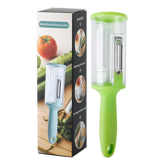 Clearance Peeler under $5,Multifunctional Peeler With Storage Box The Ultimate Solution For Peeling Vegetables Fruits And Scaling Fish Without The Mess! Keep Your Kitchen Immaculate With This