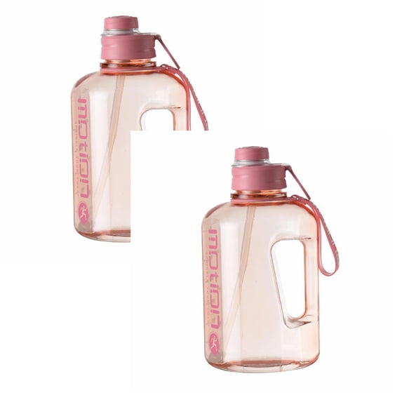 Clearance Glass&Bottle under $15 1.6L Water Bottle Travel Flask Portable Square Water Bottle Leakproof Large Water Bottles For Bag Travel Sports(4 Colour)