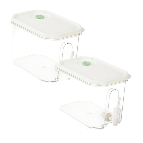 Clearance Glass&Bottle under $20 "Household Refrigerator Water Jug With Tap 3L Capacity Suitable For Iced Fruit Tea Various Beverages And Juices Ideal For Cold Water Jug Home Daily Use And Gathe