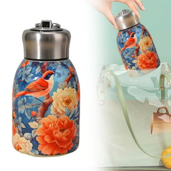 Clearance Glass&Bottle under $5,Insulated Stainless Water Bottle Leak Proof With And Handle To Keep Drinks Hot And Cold Portable Travel Mug Suitable For Gym And (fashionable Color)
