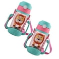thumbnail image 1 of Clearance Glass&Bottle under $6 400ml Cup Water Bottle For Baby Leak Proof Cup With Handle Sippy Cup For Toddlers Cartoon Portable Baby Leak Proof Straw Sippy Cup, 1 of 4