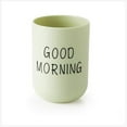 thumbnail image 1 of Clearance Glass&Bottle under $10 Bathroom Toothbrush Circular Cup Simple Plain Cup Couple Tooth Cup Good Morning, 1 of 2