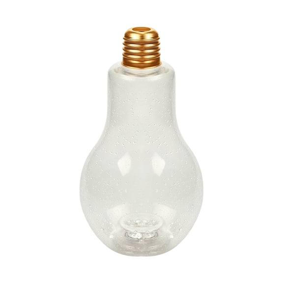 Clearance Glass&Bottle under $10,Bulbs Cup Bulb LED Glowing Light Cute Milk Water Juice Bottle Brief Leak Proof Kitchen Dining Bar 300ml