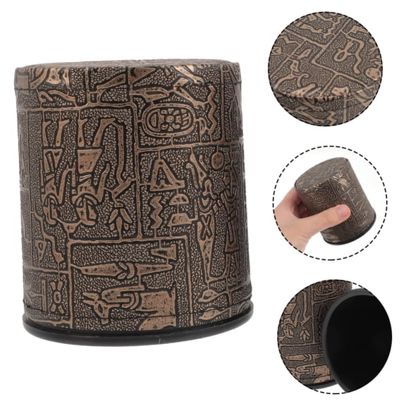 Drinking Glass Entertainment Dice Cup Bar Dice Holder Dice Game Accessories For Bar And Decorations,Bronze Kitchen Glass&Bottle