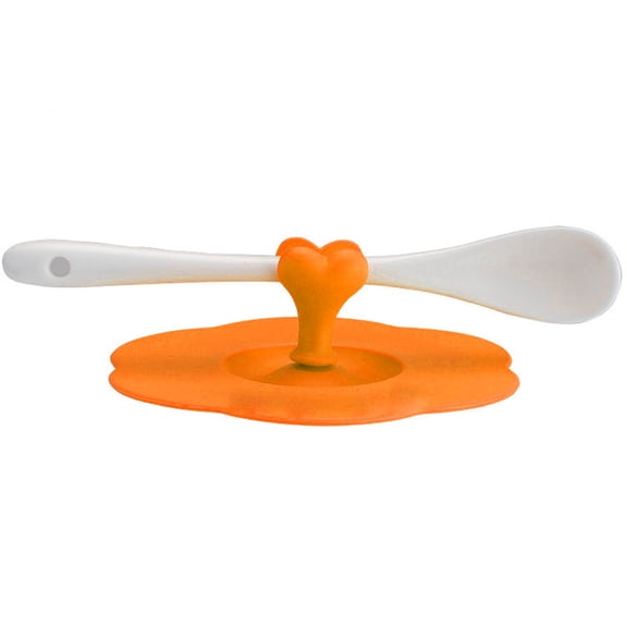 Clearance Glass&Bottle under $5,Heart Silicone Leakproof Coffee Mug Suction Lid Cap Airtight Seal Cup Cover