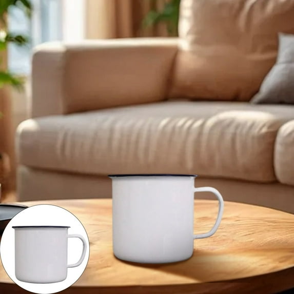 Clearance Glass&Bottle under $5,Water Coffee Mug Tea Enamel Mug Camp Drinking Cups Heat Water Mug With Non Handle For Indoors And Outdoors