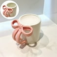 thumbnail image 1 of Clearance Glass&Bottle under $7 Ceramic Coffee Mug Cute Bow Cup Cups Latte Mugs Bowknot Cappuccino Cups For Milk Tea Coffee, 1 of 9