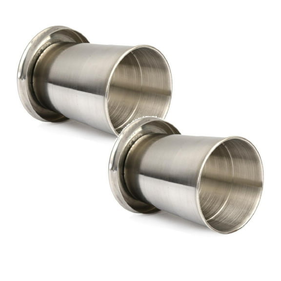 Clearance Glass&Bottle under $7 Emergency Steel Telescopic Shot Cup Glass Travel Collapsible Pocket Kitchen,Dining & Bar