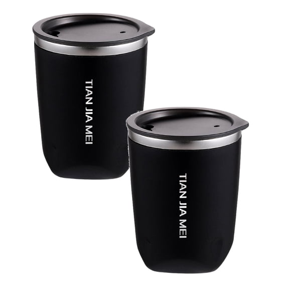Clearance Glass&Bottle under $8 300ML Stainless Steel Insulated Coffee Mug Thermal Cup Men And Women Delicate Portable Cup