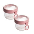thumbnail image 1 of Clearance Glass&Bottle under $8 Overnight Oats Jars Cereal Milk Container Leak Proof Oatmeal Jars Yogurt Containers With Lids Oatmeal To Go Container, 1 of 4