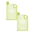thumbnail image 1 of Clearance Glass&Bottle under $8 Transparent Ring Water Bottle Portable Outdoor And Book Water Bottle, 1 of 4