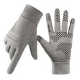 thumbnail image 1 of Clearance Gloves under $5,Sports Flip Two Finger Men'S Autumn And Winter Cycling Bike Plus Velvet Warm Windproof Non Slip And Water, 1 of 7