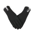thumbnail image 1 of Clearance Gloves under $5,Women's Touchscreen Fleece Winter Gloves Beige M, 1 of 4