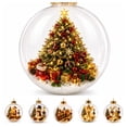thumbnail image 1 of Clearance Glowing Christmas Story Ornament, Light-Up Mini Holiday Scene with Warm LED Light, Christmas Tree Decorations (Christmas Tree), 1 of 6