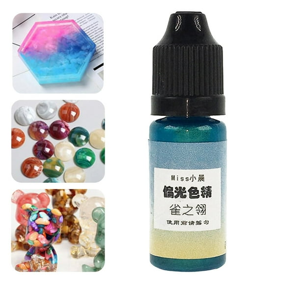 Clearance Glue under $5,Ink Colors High Concentration Metallic Paint Resin Dye Fast Drying Effect Ink For Epoxy Resin Art Painting Glass Tumbler Making 10ml