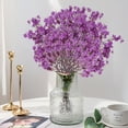 thumbnail image 1 of Gmogad 10Pcs Artificial Fake Cherry Blossom Flowers Branches for Vase, Faux Silk Cherry Stems Tall Vase Filler, Cherry Decor Vase Arrangements for Home Party Indoor Decor, 1 of 7