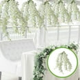 thumbnail image 1 of Gmogad Artificial Lilac Flower Garland 80cm Realistic Hanging Vines Wedding Arch Decor Plastic Durable Greenery for Ceiling Home Office Party Decoration, 1 of 6
