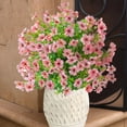 thumbnail image 1 of Gmogad Artificial Silk Flowers Outdoor Decor - Realistic UV Resistant Faux Plants for Porch Garden Patio - All Weather Plastic Flowers for Home Wedding Party Decoration, 1 of 6