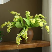 Gmogad Artificial Wind Bell Flower Silk Fake Flowers for Home Decor - Realistic Table Centerpiece for Wedding Living Room - No Fade No Watering DIY Flower Arrangement