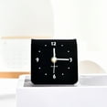 thumbnail image 1 of Gmogad Modern Mini Desktop Clock - 3.94in Quiet Battery Operated Plastic Clock for Bedroom Office Shelf, Simple Decorative Tabletop Clock for Living Room Kitchen Decor, 1 of 6