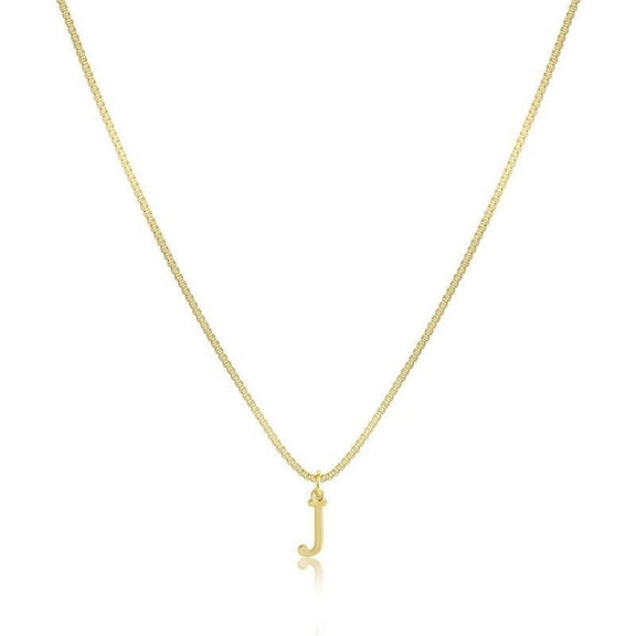 Gmogad Personalized Initial Necklace for Women - Dainty Alphabet Letter Jewelry, 17.7in Layering Chain, Fashion Gift for Her Birthday Valentine's Day Daily Wear