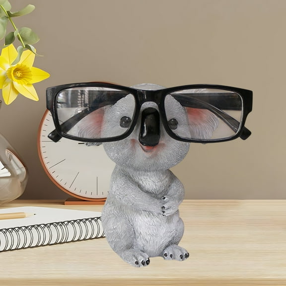 Gmogad Resin Eyeglasses Holder - Optician Gift Novelty Stand, Office Desk Organizer, Funny Resin Craft Decor for Glasses (12x11cm)